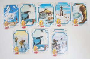 Figurine Miralanza - Grande Nord - Lotto 9 figurine da 10 punti (1980)