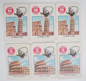 Figurine Miralanza Postal Market - Calimero - Lotto 6 figurine grandi vari punti