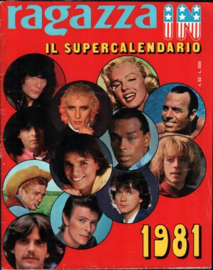 Rivista Ragazza In n. 52 del 17 Dicembre 1980 - con Poster Supercalendario ed. Lady M