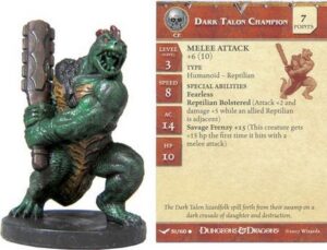 Dungeons & Dragons Miniatures - DARK TALON CHAMPION - Unhallowed (D&D 51) - Wizard