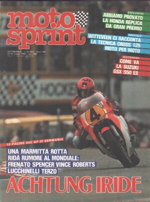 Motosprint n. 19 - Maggio 1983 - In copertina Kenny Roberts