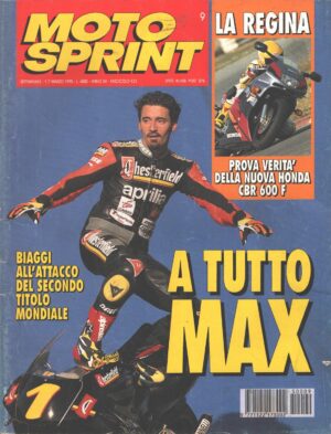 Motosprint n. 9 - Marzo 1995 - In copertina Max Biaggi