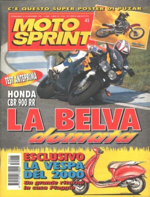 Motosprint n. 45 - Novembre 1995 ed. Conti Editore (Con Poster Alex Puzar)