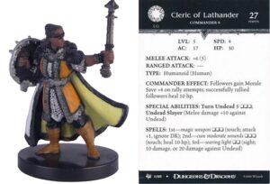 Dungeons & Dragons Miniatures CLERIC OF LATHANDER + CARD - Humanoid (D&D 88) - Wizard
