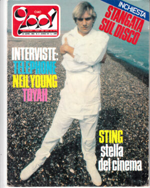 Rivista Ciao 2001 Anno 1983 n. 4 del 30 Gennaio - In copertina Sting