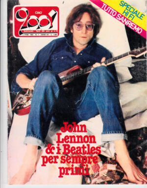 Rivista Ciao 2001 Anno 1983 n. 5 del 6 Febbraio - In copertina John Lennon