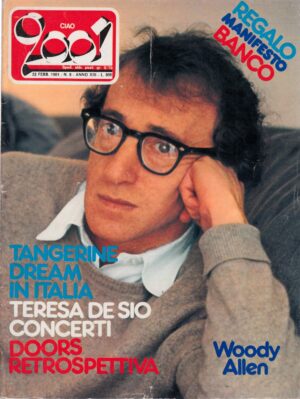 Rivista Ciao 2001 n. 8 del 22 Febbraio 1981 - In copertina Woody Allen