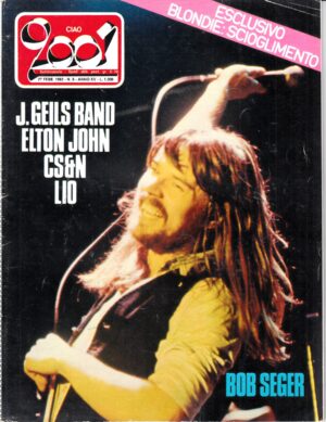 Rivista Ciao 2001 Anno 1983 n. 8 del 27 Febbraio - In copertina Bob Seger