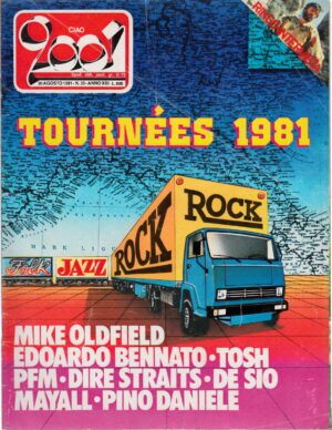 Rivista Ciao 2001 n. 35 del 30 Agosto 1981- In copertina Tournees 1981