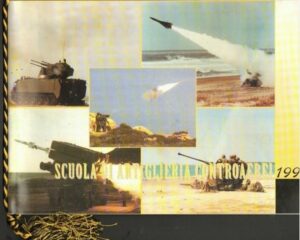 Calendario Scuola di Artiglieria Controaerei Anno 1995. Con cordoncino originale