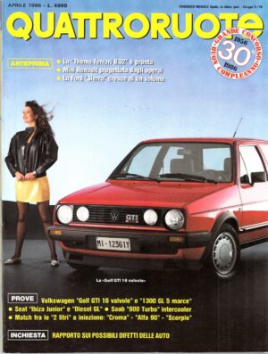 Quattroruote n. 366 Aprile 1986 - Seat Ibiza Junior e Diesel GL, Saab 900T