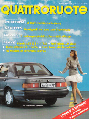 Quattroruote n. 379 Maggio 1987 - Land Rover 90 Turbodiesel, Mercedes 190
