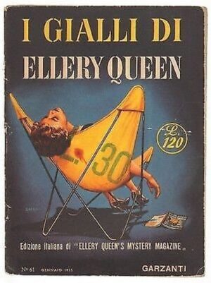I Gialli di Ellery Queen n. 61 ed. Garzanti 1955 Gennaio