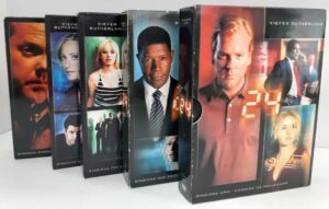 24 KIEFER SUTHERLAND Serie TV - 5 Stagioni Complete DVD in Cofanetto da collezione