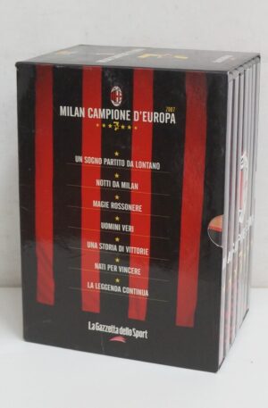 Milan Campione d'Europa 2007 - Raccolta Completa (7 DVD) con Cofanetto - Versione da edicola - DVD in Italiano
