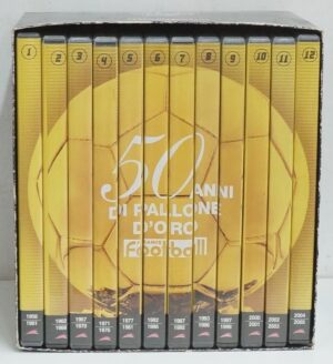 50 Anni di Pallone d'Oro - Raccolta Completa (12 DVD) con Cofanetto - Versione da edicola - DVD in Italiano
