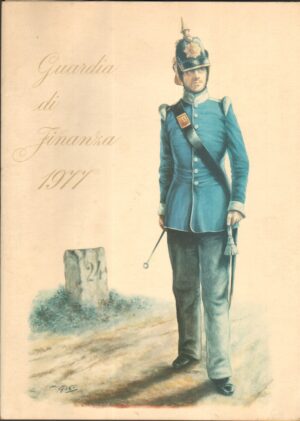 Calendario Guardia di Finanza Anno 1977. Senza Cordoncino Originale