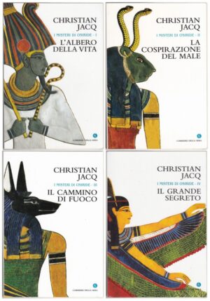 I MISTERI DI OSIRIDE Serie Copmpleta di Christian Jacq - Editoriale