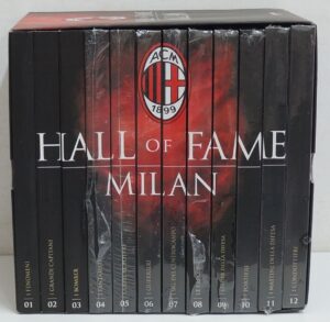 Milan Hall of Fame. Raccolta Completa con n. 12 DVD in Italiano con Cofanetto. Versione da edicola