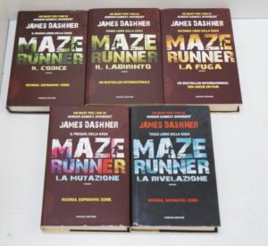 MAZE RUNNER Saga Completa 5 volumi di James Dashner ed. Fanucci
