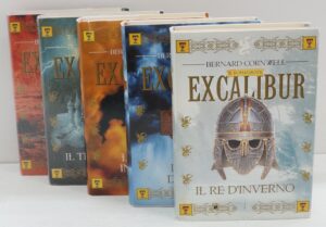 Il Romanzo di Excalibur. Saga Completa n. 5 volumi di Bernard Cornwell ed. CDE Club degli Editori