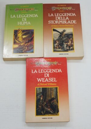 GLI EROI DI DRAGONLANCE Trilogia Completa n. 3 volumi ed. Armenia