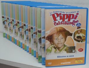 Le fantastiche avventure di Pippi Calzelunghe - Serie Completa (21 DVD) (Episodi 1-21) Versione da edicola - DVD in Italiano