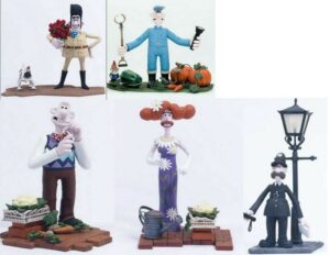 Wallace & Gromit. Lotto n. 5 Action Figure The Curse of the Were-Rabbit Mcfarlane