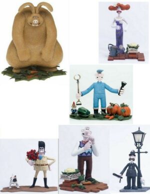 Wallace & Gromit - Lotto n. 6 Action Figure - The Curse of the Were-Rabbit Mcfarlane