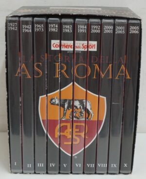 La Storia della AS Roma - Raccolta Completa (10 DVD) con Cofanetto - Versione da edicola - DVD in Italiano