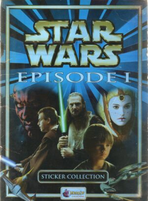 Album figurine STAR WARS. Episode I,1. Merlin Collection. Album Non completo con 102 figurine mancanti su 244
