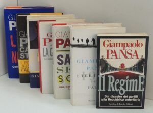 Lotto n. 7 Libri di Giampaolo Pansa, Politica e Società. Lotto come da immagine