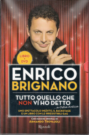 Tutto Quello che non vi ho detto di Enrico Brignano. Libro + Dvd ed. Rizzoli
