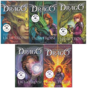 LA RAGAZZA DRAGO Saga Completa 5 Volumi di Licia Troisi ed. Mondadori