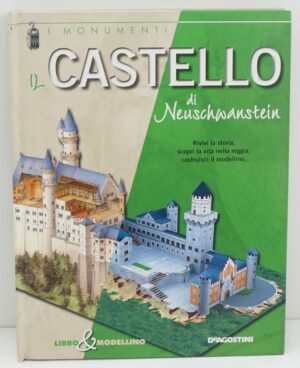 IL CASTELLO DI NEUSCHWANSTEIN Libro e Modellino da Montare ed. De Agostini