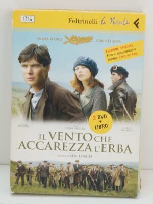 IL VENTO CHE ACCAREZZA L'ERBA di Loach ed. Feltrinelli DVD + Libro con Custodia