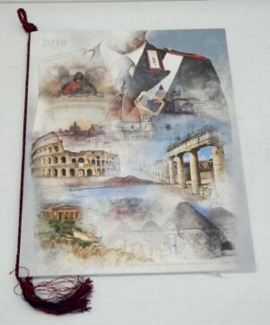 CALENDARIO CARABINIERI 2019 Con Cordoncino Originale in Spagnolo