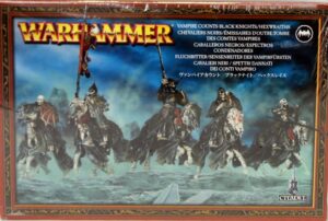Warhammer: CAVALIERI NERI - SPETTRI DANNATI DEI CONTI VAMPIRO. Vampire Counts Black Knights. Miniature da Dipingere