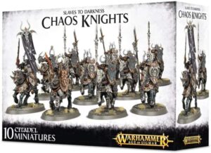 Warhammer Age of Sigmar: SLAVES TO DARKNESS CHAOS KNIGHTS. Miniature da Dipingere Games Workshop Action Figures