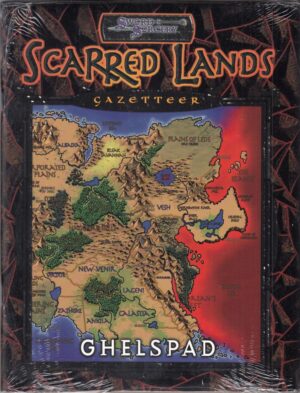 SCARRED LANDS GAZETTEER GHELSPAD. Sword Sorcery WW8320 - In Inglese