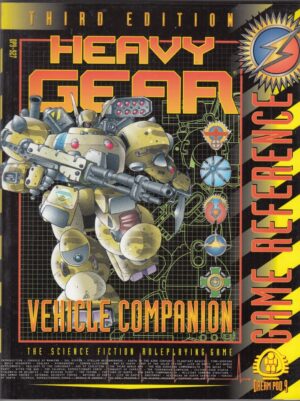 HEAVY GEAR. VEHICLE COMPANION DP9-927. In Inglese ed. Dream Pod 9