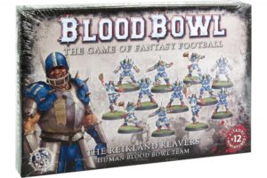 Warhammer: BLOOD BOWL HUMAN TEAM REIKLAND REAVERS. Miniature da Dipingere Games Workshop Action Figure