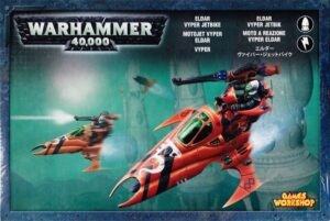 Warhammer 40.000 40K: VYPER ELDAR - ELDAR VYPER JETBKIKE. Miniature da Dipingere Games Workshop