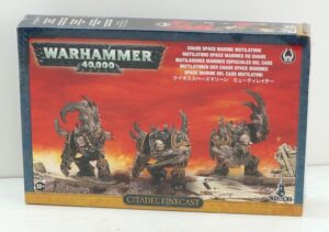 Warhammer 40.000 40K: SPACE MARINE DEL CAOS MUTILATORI – CITADEL FINECAST. Miniature da Dipingere Games Workshop