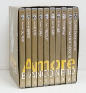 Amore Bianconero (Juventus) - Raccolta Completa (10 DVD) con Cofanetto - Versione da edicola - DVD in Italiano
