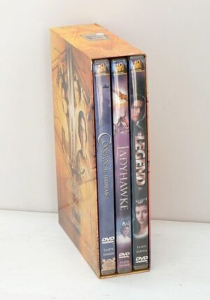 CONAN IL BARBARO - LADYHAWKE - LEGEND n. 3 DVD Ita con Cofanetto. The Fantasy Collection