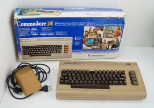 Console COMMODORE 64  BISCOTTONE con Scatola Originale. NON TESTATA