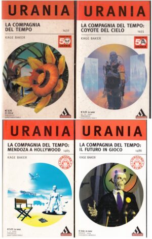 LA COMPAGNIA DEL TEMPO n. 4 volumi di Kage Baker ed. Mondadori - Urania