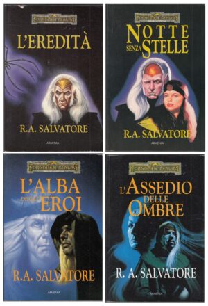 L’Eredità di Drizzt - Saga Completa (4 volumi) di R. A. Salvatore ed. Armenia