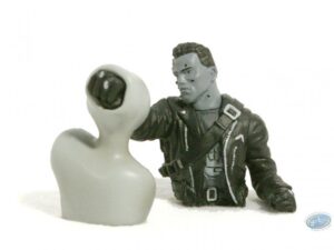 T2 Terminator 2 - Collectible Figure: T800 VS T1000 in Bianco e Nero - Action Figure - Yamato